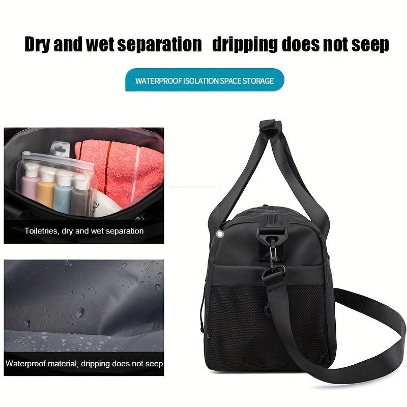 Waterproof Sports Gym Bag Lightweight Handbag Large Capacity Travel Duffel Bag