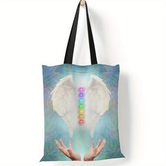 Seven Chakra Men's Tote Bag Canvas Handbag