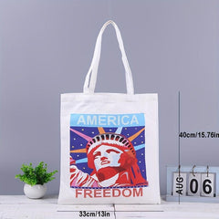 American Independence Canvas Bag for Men Women