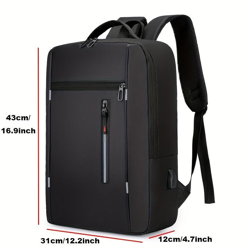 Waterproof Business Backpack USB Charging Laptop Bag
