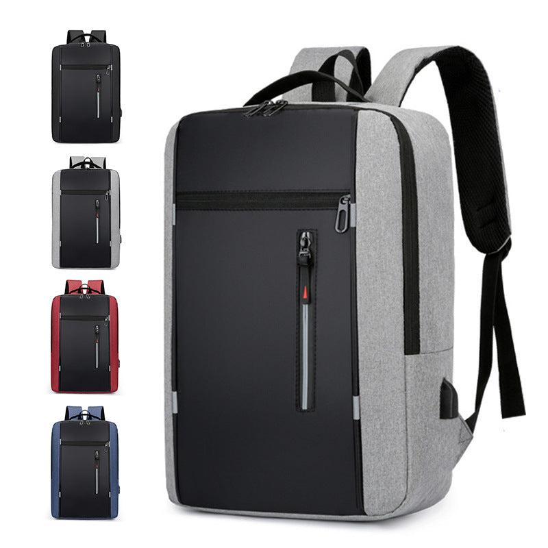 Waterproof Business Backpack USB Charging Laptop Bag