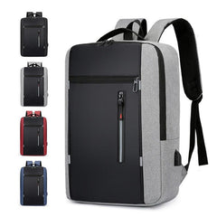 Waterproof Business Backpack USB Charging Laptop Bag