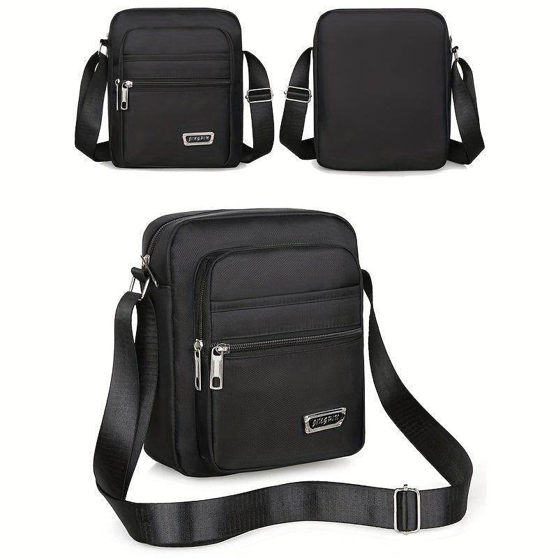 Men's Nylon Cross Body Bag for Outdoor Use