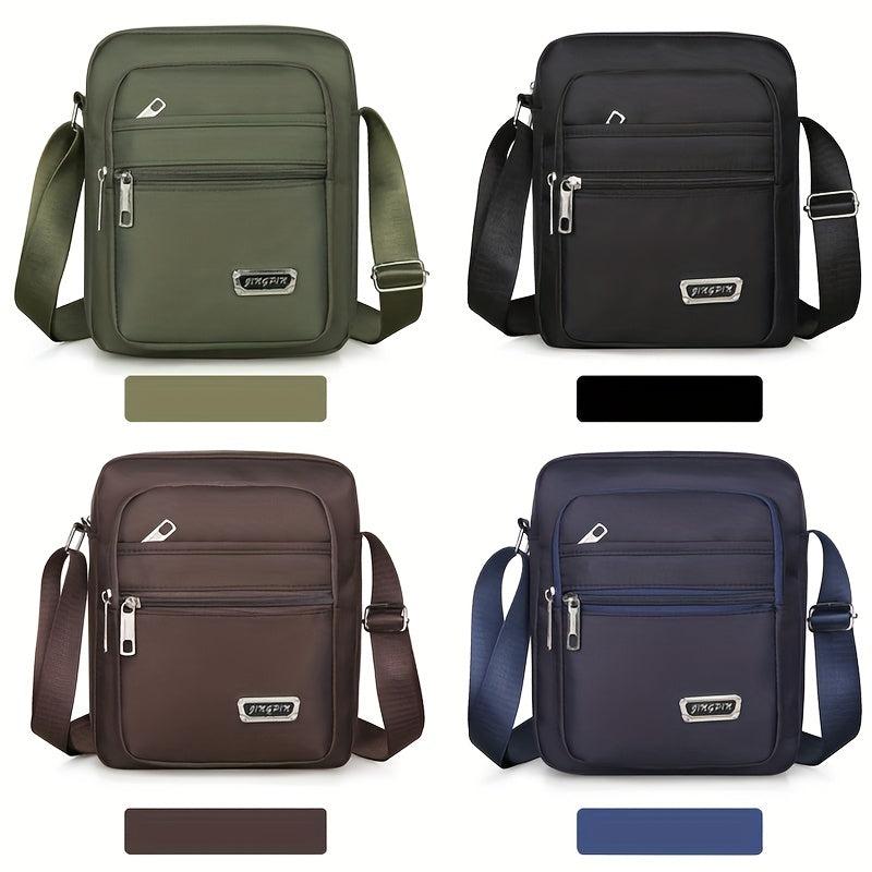Men's Nylon Cross Body Bag for Outdoor Use