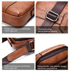 Men's Casual Large Capacity Messenger Bag Business Handbag Crossbody Bag