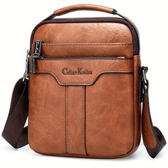 Men's Casual Large Capacity Messenger Bag Business Handbag Crossbody Bag