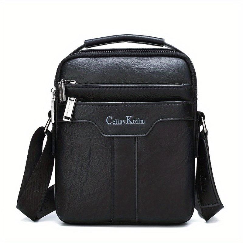 Men's Casual Large Capacity Messenger Bag Business Handbag Crossbody Bag
