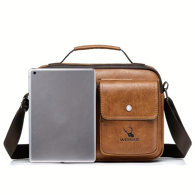 WEIXIER Shoulder Bag Men's Messenger Business Satchel Handy Shoulder Boys Casual