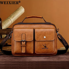 WEIXIER Shoulder Bag Men's Messenger Business Satchel Handy Shoulder Boys Casual