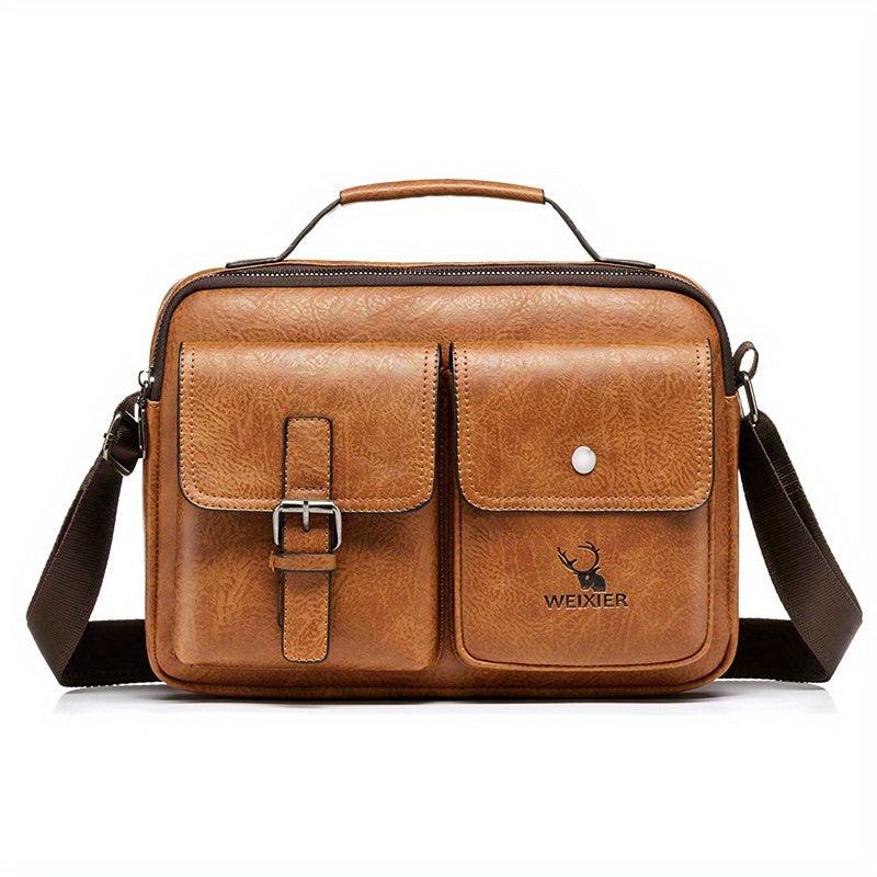 WEIXIER Shoulder Bag Men's Messenger Business Satchel Handy Shoulder Boys Casual