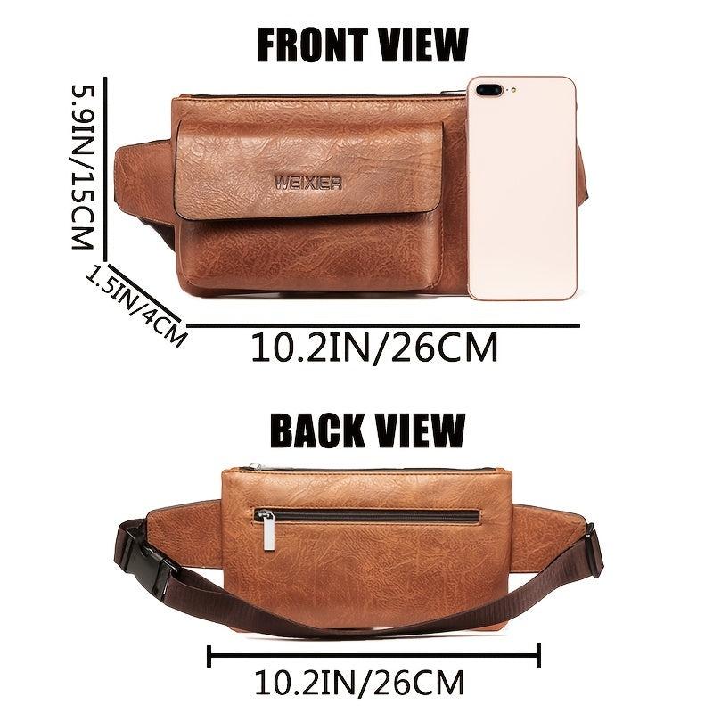 WEIXIER Cross Body Waist Crotch Bag Male Fanny Pack