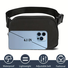 Mini Belt Bag Adjustable Strap Small Waist Pouch for Workout