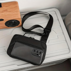 Men's Casual Crossbody Bag Small Square Shoulder Bag