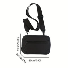 Men's Casual Crossbody Bag Small Square Shoulder Bag