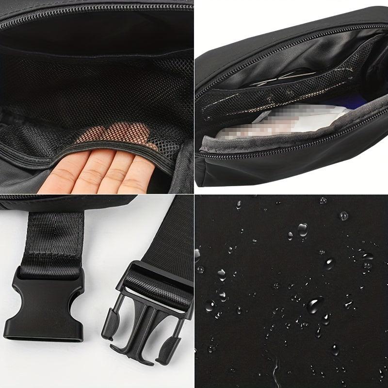 Men's Mini Shoulder Bag Adjustable Strap Small Waist Bag For Workout Running