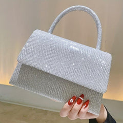 Rhinestone Evening Bag Glitter Clutch Purse Sparkly Handbag For Wedding