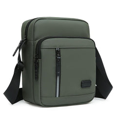 Men's Business Shoulder Bag with Zipper Closure