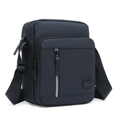 Men's Business Shoulder Bag with Zipper Closure