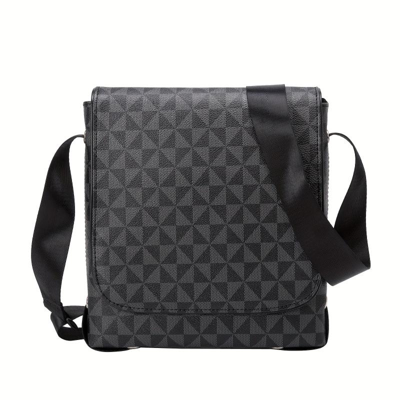 Men's Messenger Bag Casual Shoulder Business Large Capacity Square