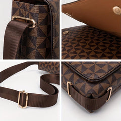 Men's Messenger Bag Casual Shoulder Business Large Capacity Square