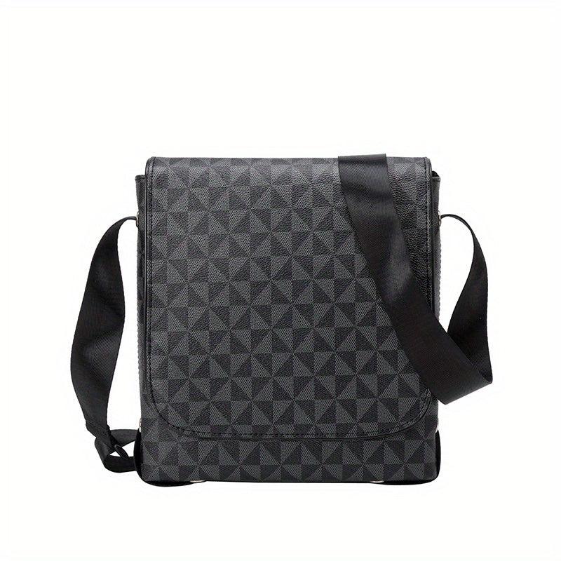 Men's Messenger Bag Casual Shoulder Business Large Capacity Square