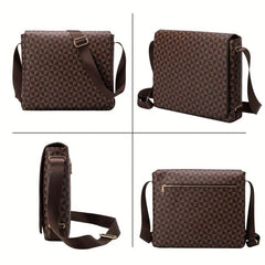 Men's Messenger Bag Casual Shoulder Business Large Capacity Square