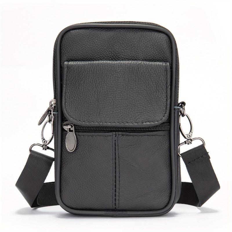 Cowhide Small Backpack Vertical Shoulder Bag