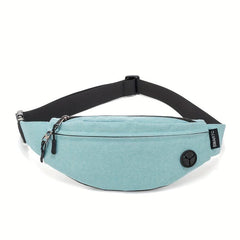 Women's Canvas Crossbody Bag with Earphone Hole