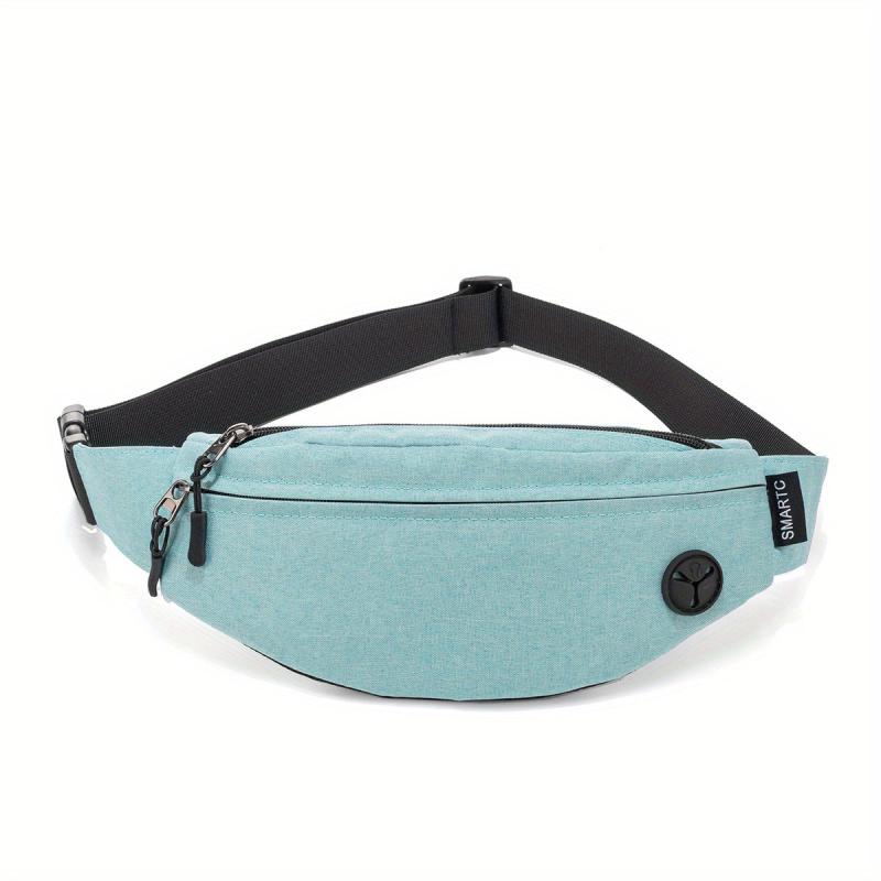 Women's Canvas Crossbody Bag with Earphone Hole