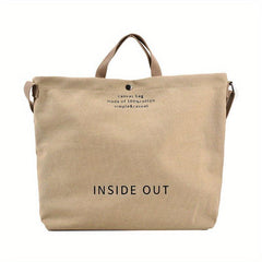 Canvas Tote Handbag Crossbody Top Handle Bag