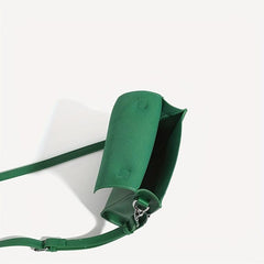 Men's Japanese Retro Crossbody Bag Work PU Messenger Bag