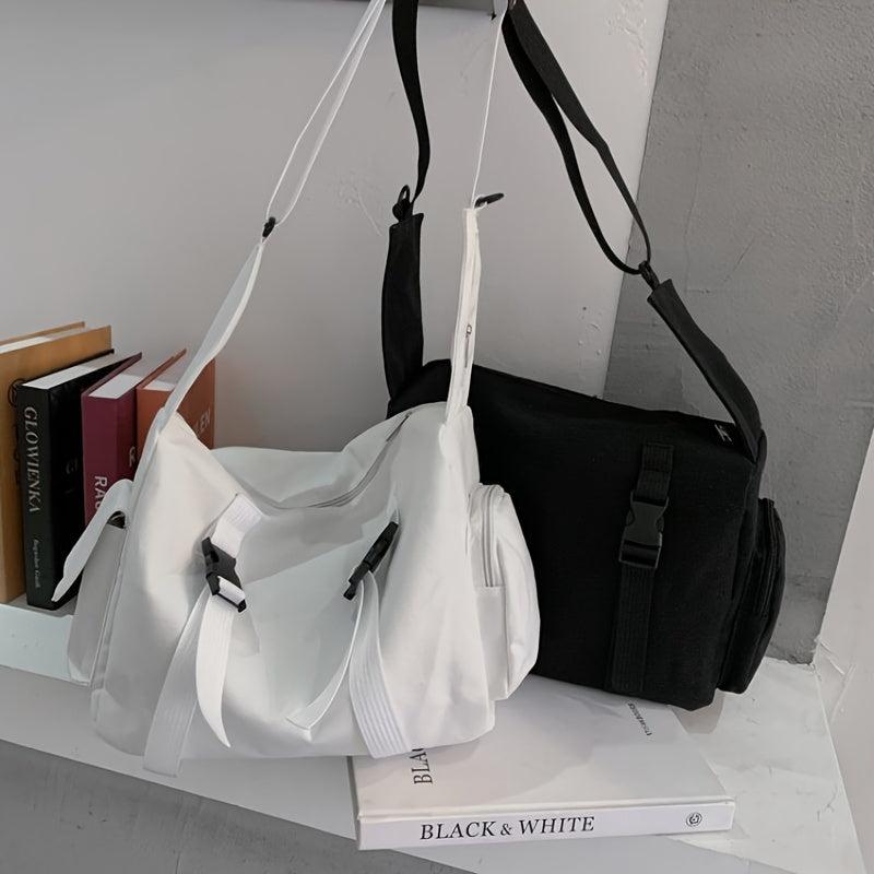 Harajuku Nylon Crossbody Bag Large Capacity Diagonal Shoulder Bag