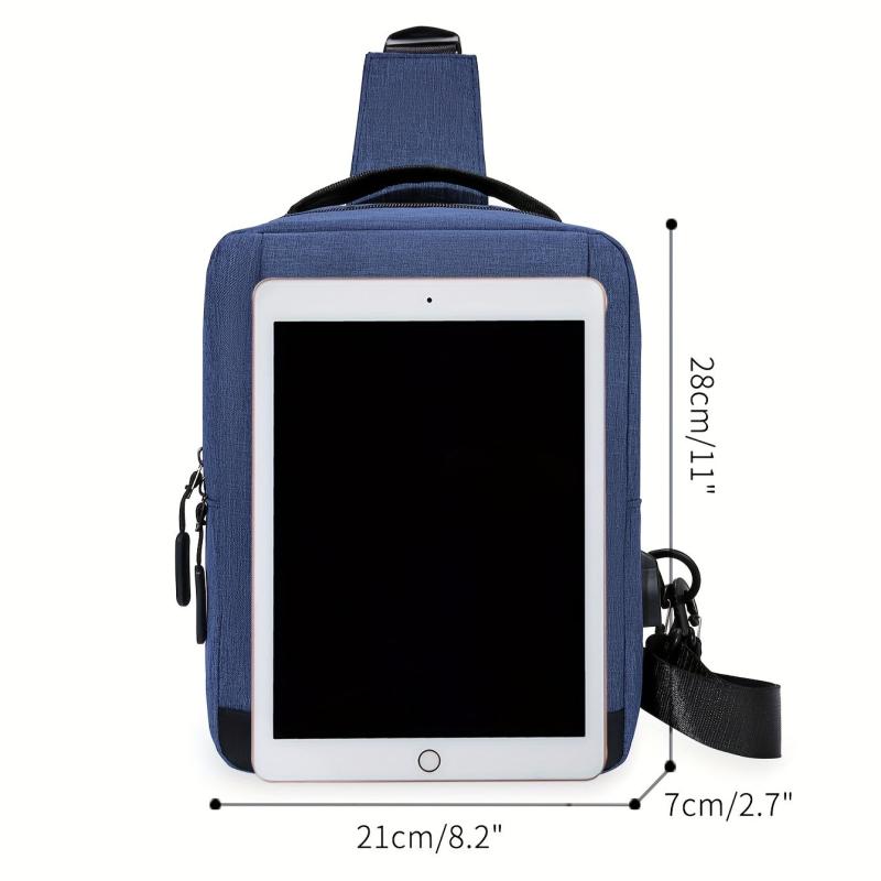 Men's Laptop Backpack USB Charging Travel Schoolbag Daypack