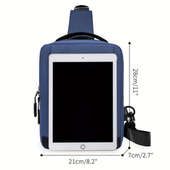 Men's Laptop Backpack USB Charging Travel Schoolbag Daypack