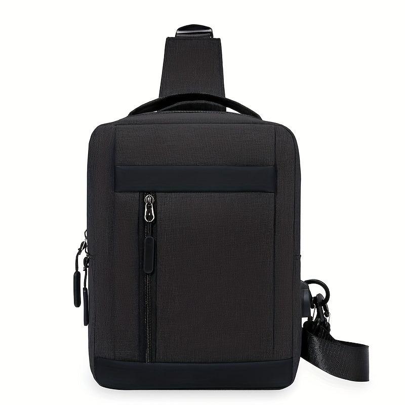 Men's Laptop Backpack USB Charging Travel Schoolbag Daypack