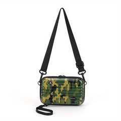 Camouflage ABS Hard Shell Crossbody Shoulder Bag