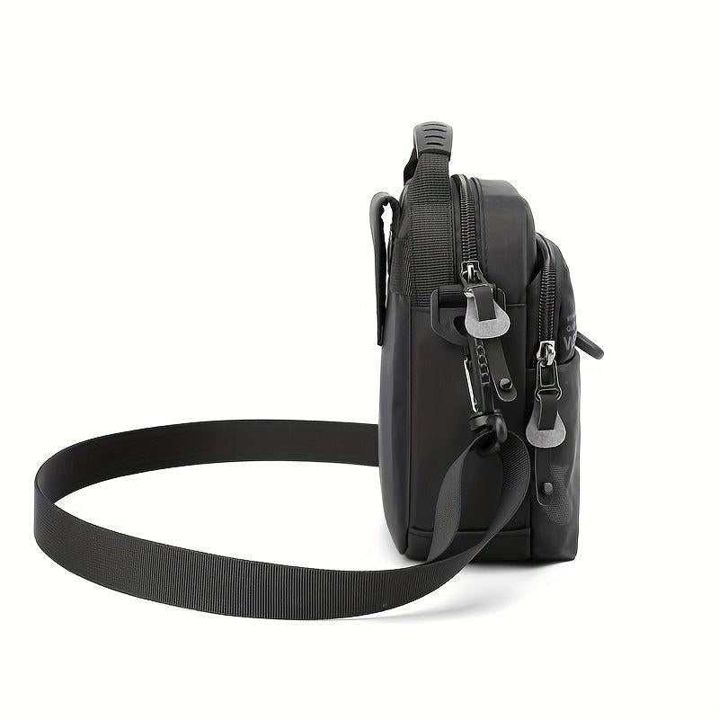 Men's Nylon Casual Messenger Bag Large Capacity Crossbody Bag