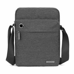 Men's Vertical Crossbody Bag With Earphone Hole
