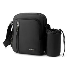 Men's Shoulder Crossbody Sling Bag Water Bottle Holder
