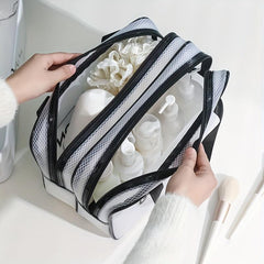 Makeup Bag with Dry and Wet Separation Extra Large Capacity