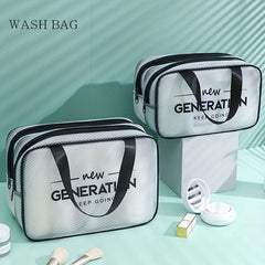 Makeup Bag with Dry and Wet Separation Extra Large Capacity