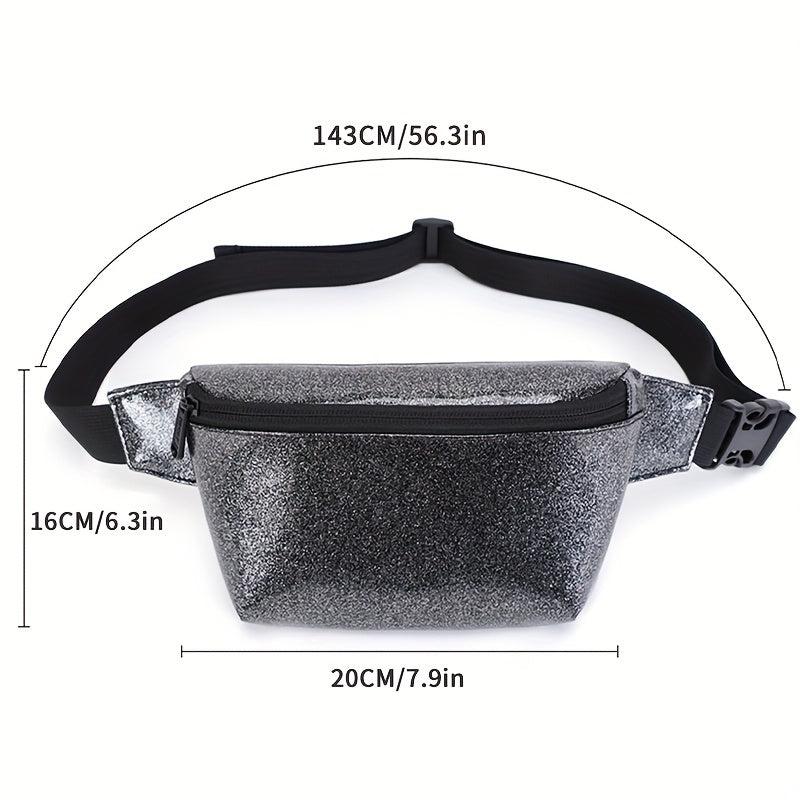 Summer Glitter Niche Waist Bag Lightweight Waterproof Chest Bag