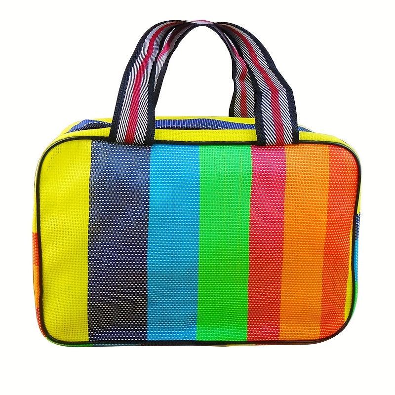 Foldable Bath Basket Mesh Wash Bag