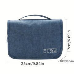 Portable Cosmetic Bag with Convenient Buckle for Makeup Storage
