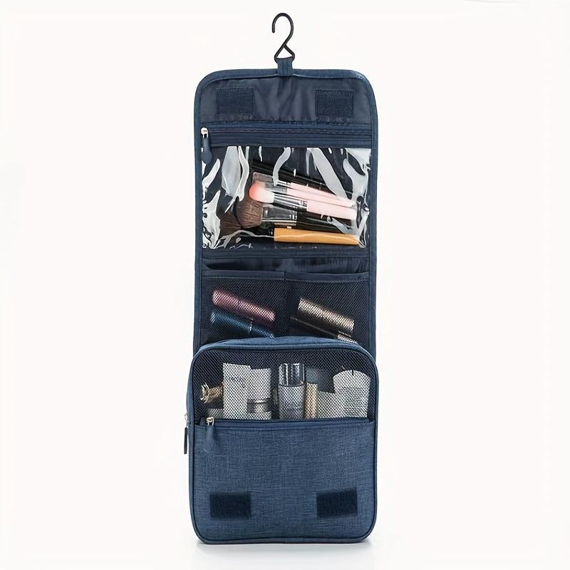Portable Cosmetic Bag with Convenient Buckle for Makeup Storage