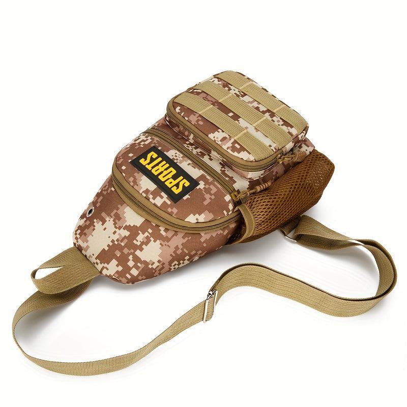 Camouflage Tactical Shoulder Bag Watter Bottle Storage