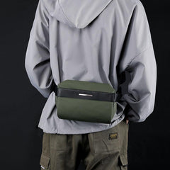 Men's Large Capacity Waterproof Crossbody Bag for Outings
