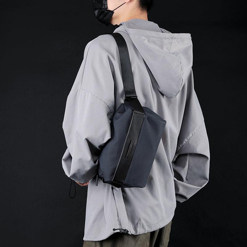 Men's Large Capacity Waterproof Crossbody Bag for Outings
