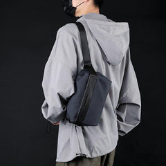 Men's Large Capacity Waterproof Crossbody Bag for Outings