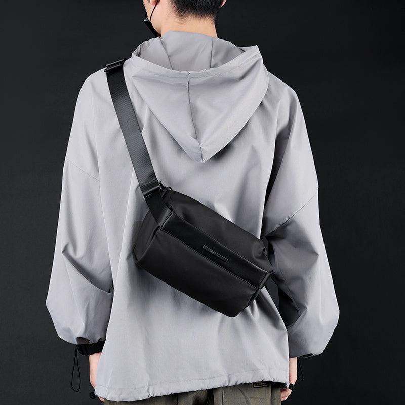 Men's Large Capacity Waterproof Crossbody Bag for Outings